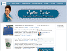 Tablet Screenshot of cynthiatucker.com